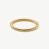 Chunky Round Hinged Bangle | 18ct Gold Plated