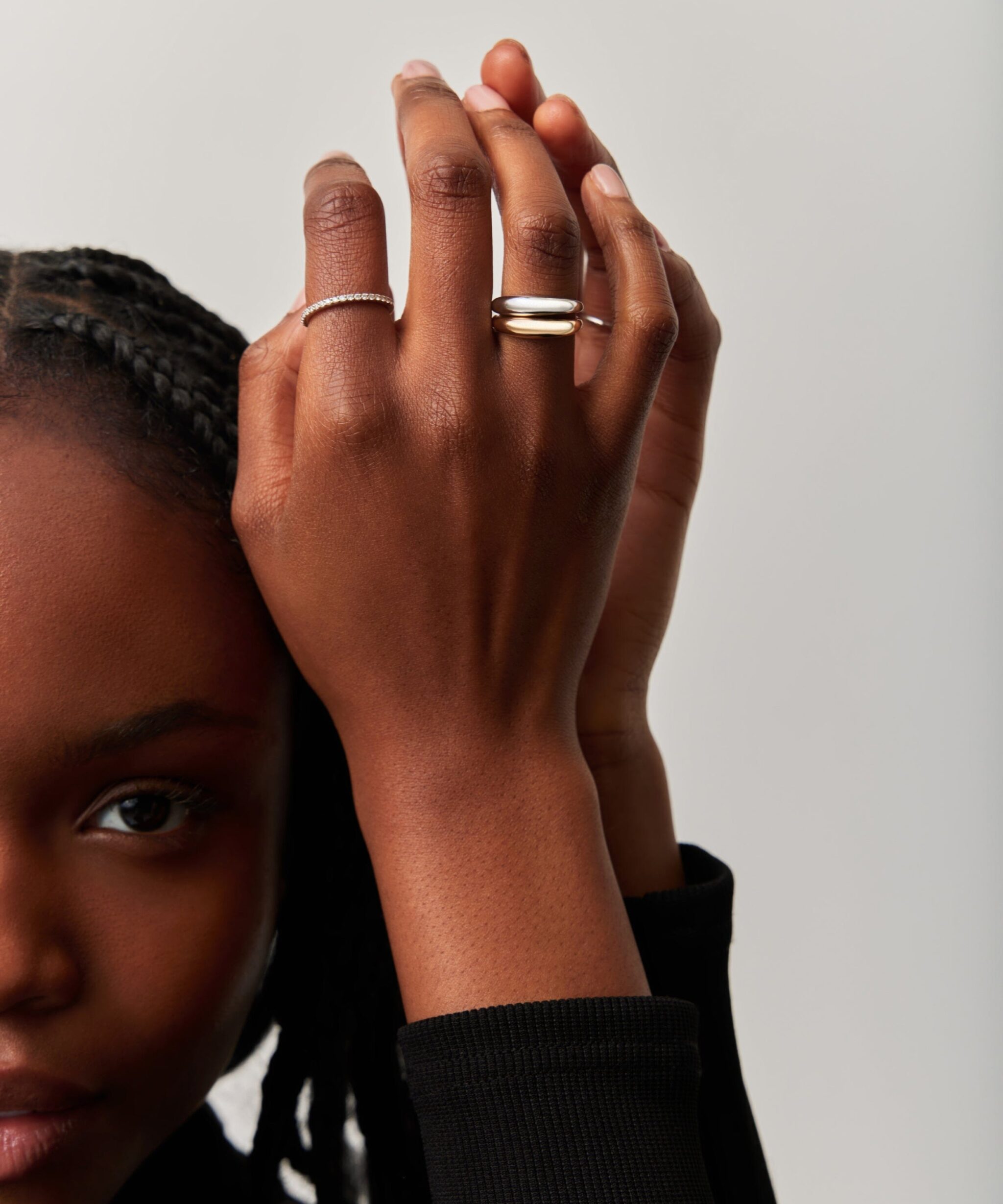 Alternative view of Solid Gold Classic Dome Ring | 14ct Solid Gold