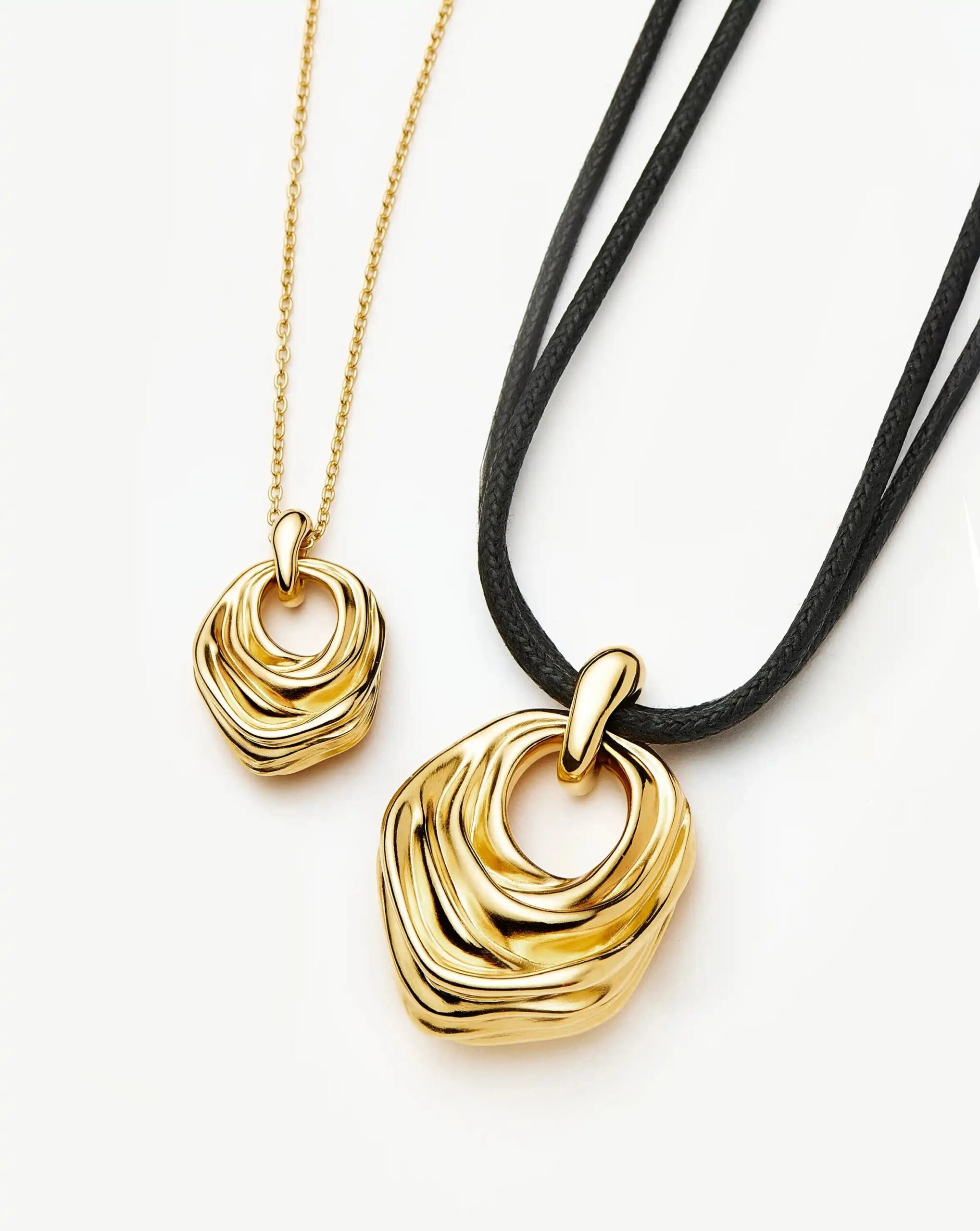 MARKGONG Draped Pendant Necklace | 18ct Gold Plated - Image 5