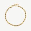 Molten Olive Chain Bracelet | 18ct Gold Plated